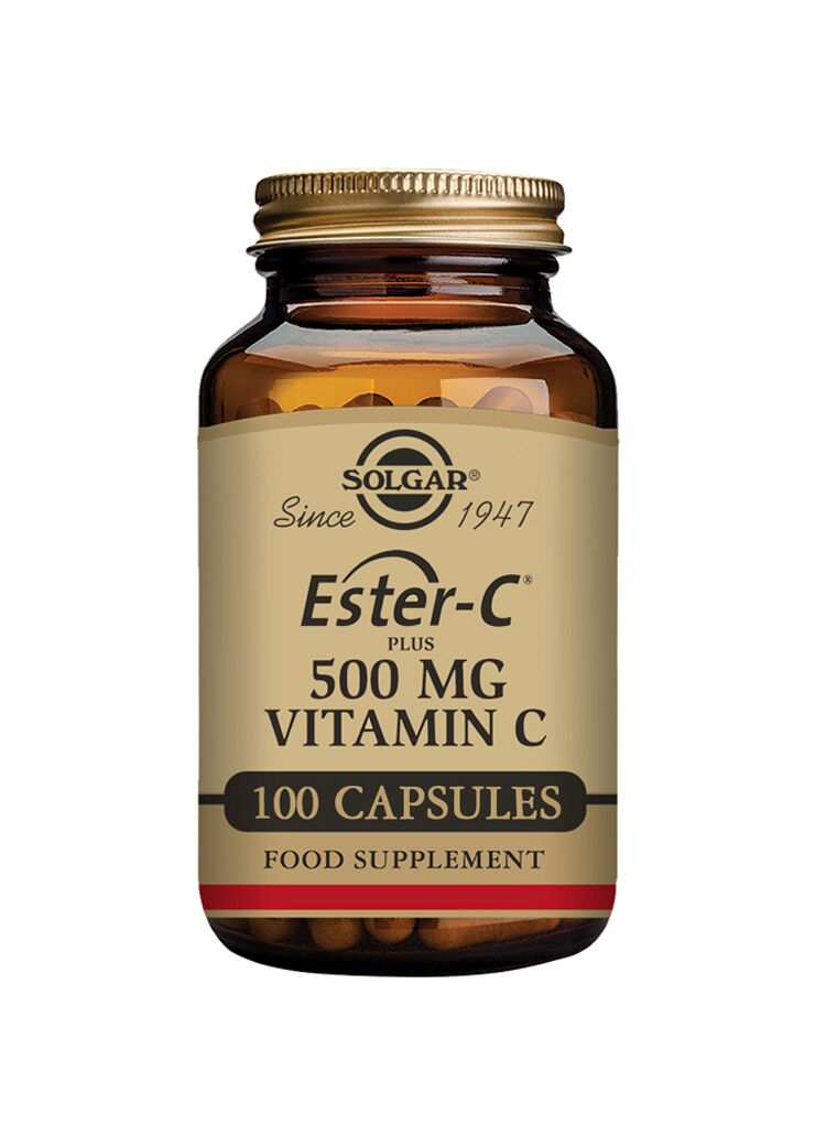 Kosttilskudd fra Solgar med Vitamin C 500 mg