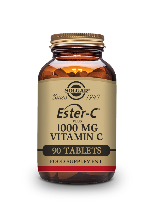 Kosttilskudd fra Solgar med vitamin C 1000mg 90 tablets