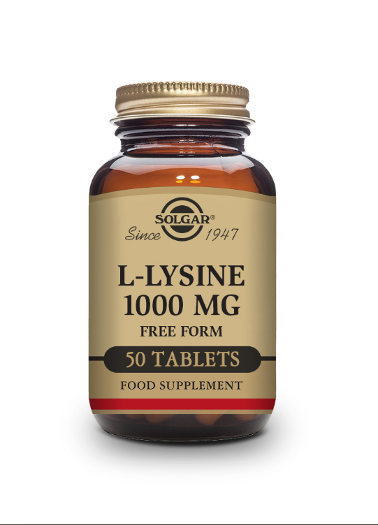 Kosttilskudd fra solgar, L-lysine 1000mg