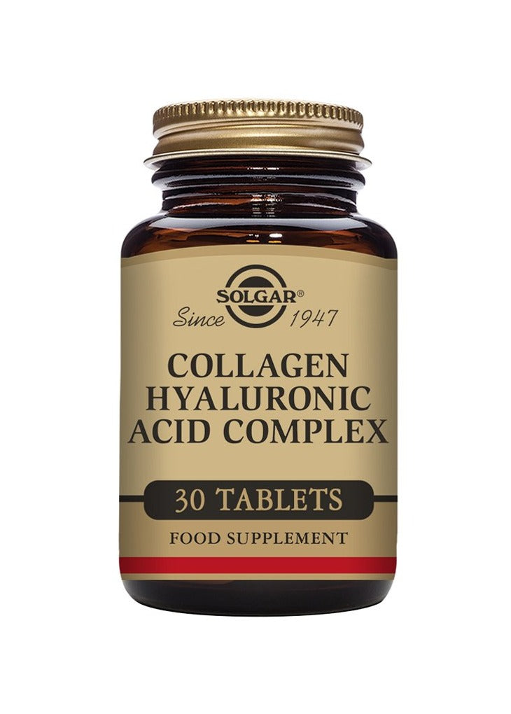 Kosttilskudd fra Solgar med collagen hyaluronic acic complex