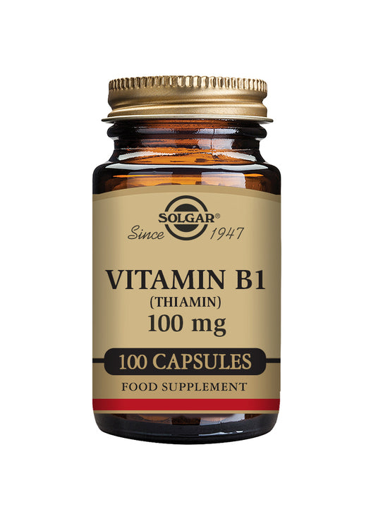 Kosttilskudd fra solgar med vitamin B1 100mg