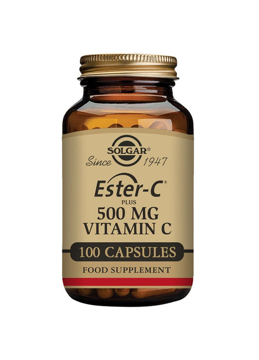 Kosttilskudd fra Solgar med Vitamin C 500 mg