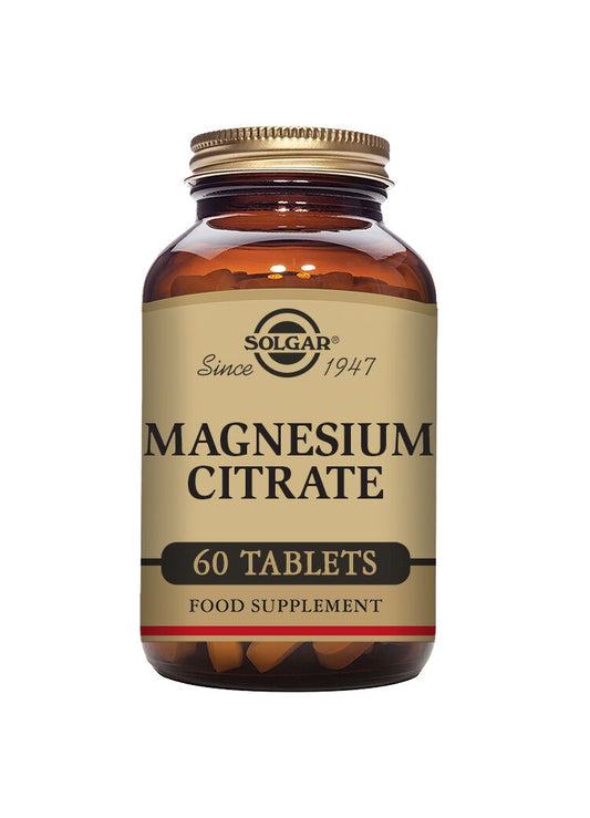 glass med magnesium citrate fra Solgar 60 tablets