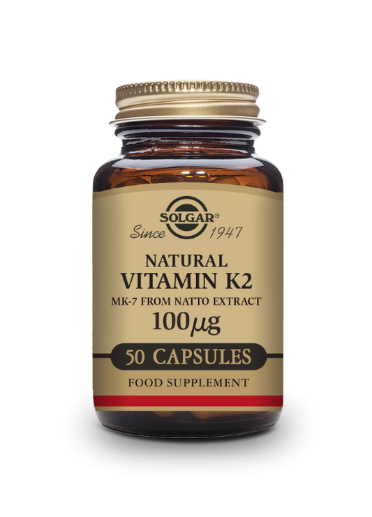 Kosttilskudd fra solgar, vitamin K2 100