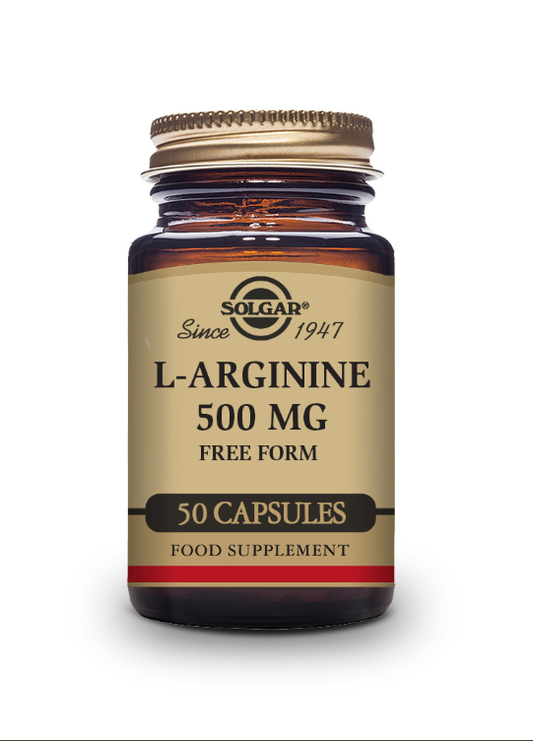 l-arginin kosttilskudd på glass fra solgar