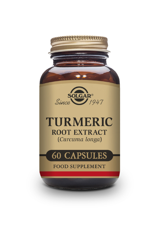 Kosttilskudd fra solgar med turmeric root extract